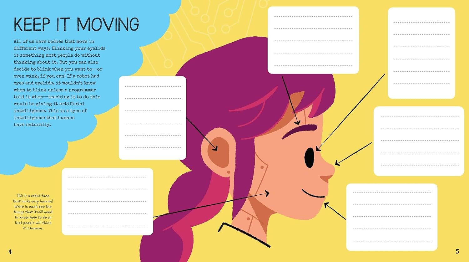 STEM Starters for Kids Artificial Intelligence Activity Book: Activities about Computers, ... - Image 3